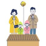 初詣 参拝作法を解説する寺院参拝のイメージ